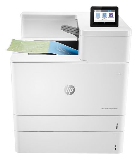HP Color LaserJet Managed LaserJet E85055dn Color Printer, Ethernet Only; Duplex 1