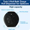 TORK 3 Roll Bath Tissue Roll Dispenser for OptiCore 2