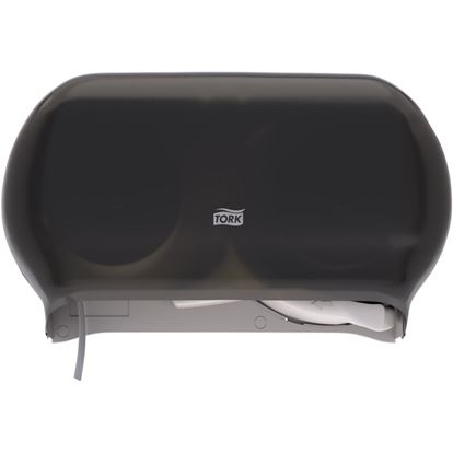 TORK Twin Jumbo Bath Tissue Roll Dispenser, 9 inch Single 1