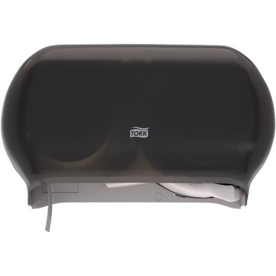 TORK Twin Jumbo Bath Tissue Roll Dispenser, 9 inch Single 1