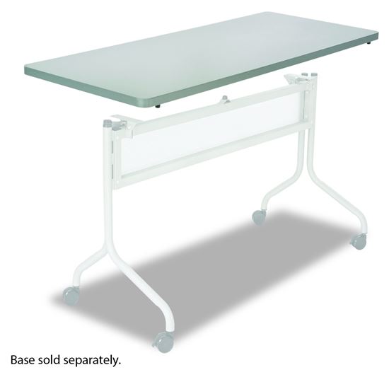 Impromptu Series Mobile Training Table Top, Rectangular, 48w x 24d, Gray 1