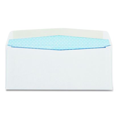 Double Window Security-Tinted Check Envelope, #8 5/8, Commercial Flap, Gummed Closure, 3.63 x 8.63, White, 550/Box 1