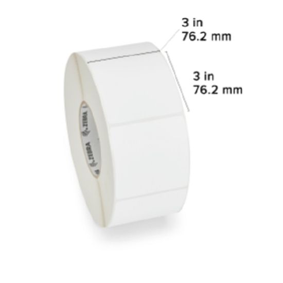 Zebra DT Label Paper (3" x 3") (3" Core) 1