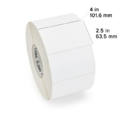Zebra TT Label Paper (4" x 2.5") (3" Core) 1