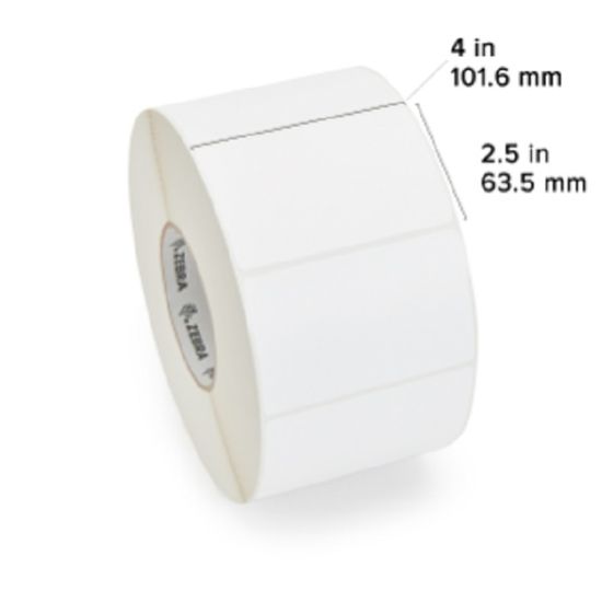 Zebra TT Label Paper (4" x 2.5") (3" Core) 1
