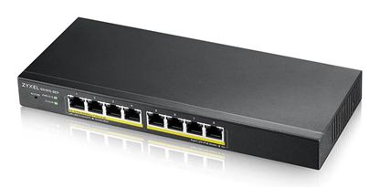 Zyxel GS1915-8EP network switch Managed L2 Gigabit Ethernet (10/100/1000) Power over Ethernet (PoE) Black 1