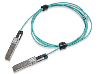 Nvidia Mellanox MFS1S00-H010V InfiniBand/fibre optic cable 393.7" (10 m) QSFP56 AOC Aqua color 1