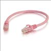 C2G 6" Cat5e networking cable Pink 5.91" (0.15 m) U/UTP (UTP)1