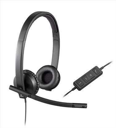 Logitech USB Headset H570e Wired Head-band Office/Call center Black1