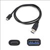 AddOn Networks USB 3.1 (C) - USB 3.0 (A), 1m USB cable 39.4" (1 m) USB 3.2 Gen 1 (3.1 Gen 1) USB C USB A Black1