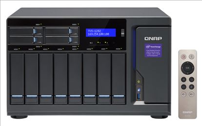 QNAP TVS-1282 NAS Tower Ethernet LAN Black i7-67001