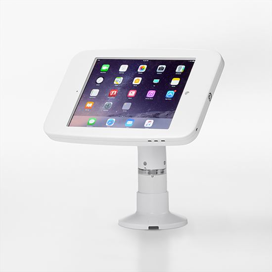 ArmorActive Pipeline Kiosk White Tablet Multimedia stand1