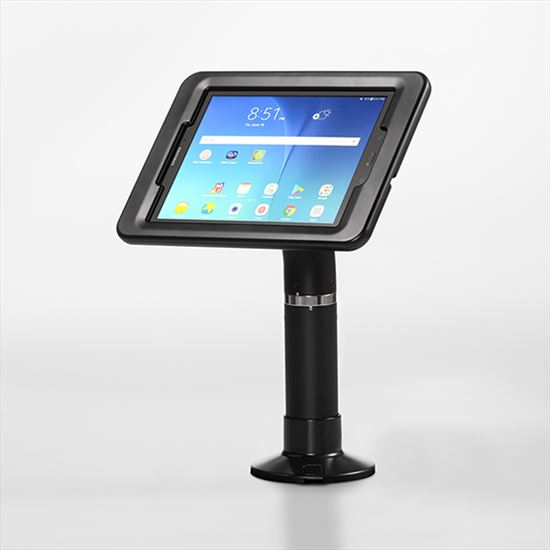 ArmorActive Pipeline Kiosk Black Tablet Multimedia stand1