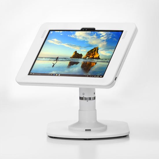 ArmorActive Pipeline Kiosk White Tablet Multimedia stand1