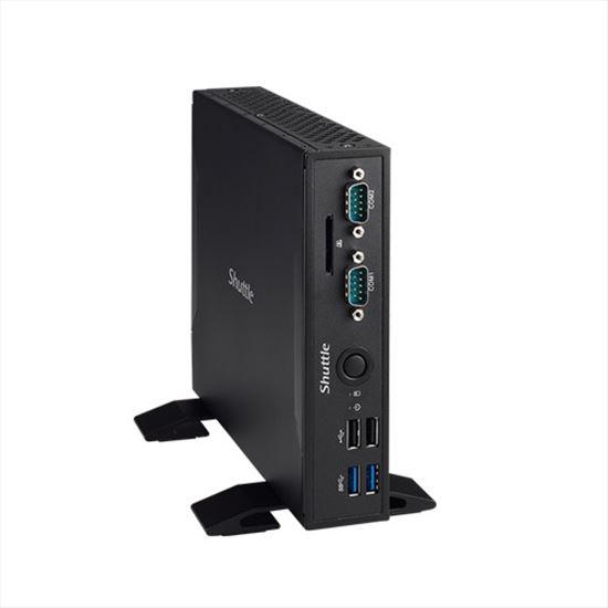 Shuttle XPC slim DS67U DDR3L-SDRAM 3855U mini PC Intel® Celeron® 8 GB 64 GB SSD Windows 7 Professional Black1