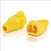 C2G RJ45 Plug Cover cable clamp Yellow1