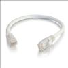 C2G 6" Cat5e networking cable White 5.91" (0.15 m) U/UTP (UTP)1