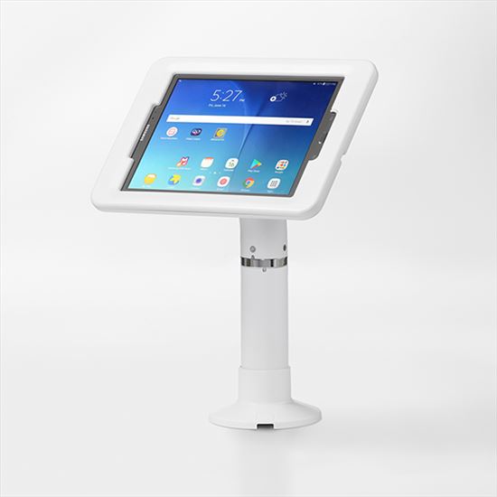 ArmorActive Pipeline Kiosk White Tablet Multimedia stand1