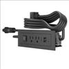 C2G Furniture Power Center with Power Switch, 2 Outlets and USB socket-outlet 2 x USB A + 2 x NEMA 5-15 Black1