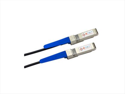 eNet Components SFP+/SFP+, 1 m fiber optic cable 39.4" (1 m) SFP+ Black, Blue1