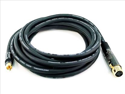 Monoprice XLR/RCA, 4.572 m audio cable 180" (4.57 m) XLR (3-pin) Black1