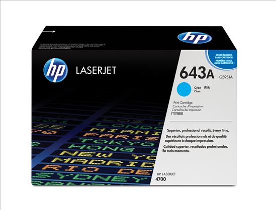 HP 643A Cyan Original LaserJet Toner Cartridge1