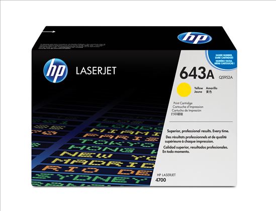 HP 643A Yellow Original LaserJet Toner Cartridge1