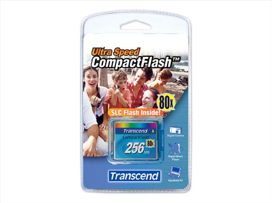 Transcend 80x CompactFlash Card 256MB 0.25 GB1