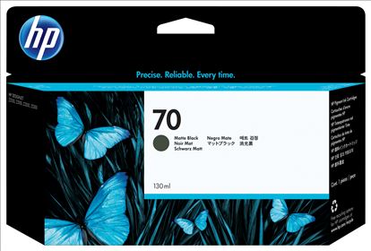 HP 70 130-ml Matte Black DesignJet Ink Cartridge1