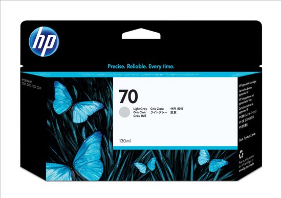 HP 70 130-ml Light Gray DesignJet Ink Cartridge1