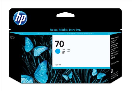 HP 70 130-ml Cyan DesignJet Ink Cartridge1