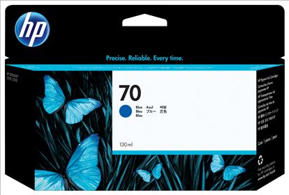 HP 70 130-ml Blue DesignJet Ink Cartridge1