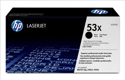 HP 53X High Yield Black Original LaserJet Toner Cartridge1