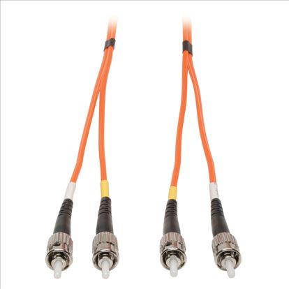 Tripp Lite Multimode Fiber Optics 6-m (20-ft.) Duplex MMF 62.5/125 Patch Cable, ST/ST fiber optic cable 236.2" (6 m) Orange1
