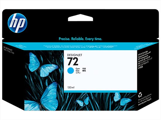 HP 72 130-ml Cyan DesignJet Ink Cartridge1