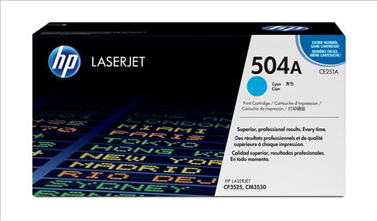 HP 504A Cyan Original LaserJet Toner Cartridge1