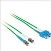 C2G 2m ST/SC Duplex 50/125 Multimode Fiber Patch Cable fiber optic cable 78.7" (2 m) Green1