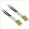 C2G 3m LC/LC Plenum-Rated Duplex 50/125 Multimode Fiber Patch Cable fiber optic cable 118.1" (3 m) Black1