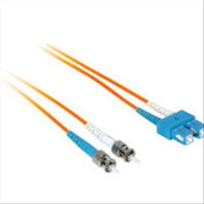 C2G 4m SC/ST Plenum-Rated Duplex 50/125 Multimode Fiber Patch Cable fiber optic cable 157.5" (4 m) Orange1