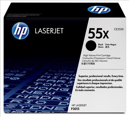 HP 55X High Yield Black Original LaserJet Toner Cartridge1