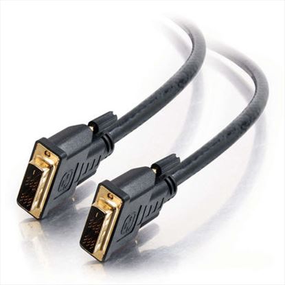 C2G 15ft Pro Series DVI-D Plenum DVI cable 179.9" (4.57 m) Black1
