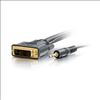 C2G 15ft Pro Series DVI-D + 3.5mm CL2 DVI cable 179.9" (4.57 m) Black1