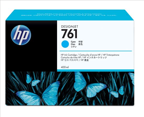 HP 761 400-ml Cyan DesignJet Ink Cartridge1