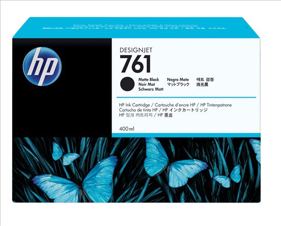 HP 761 400-ml Matte Black DesignJet Ink Cartridge1