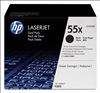 HP 55X 2-pack High Yield Black Original LaserJet Toner Cartridges1