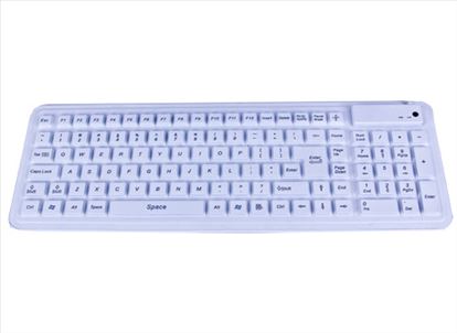 Seal Shield Glow2 keyboard USB English White1