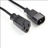 Black Box EPXR15 power cable 11.8" (0.3 m) NEMA 5-15R C14 coupler1