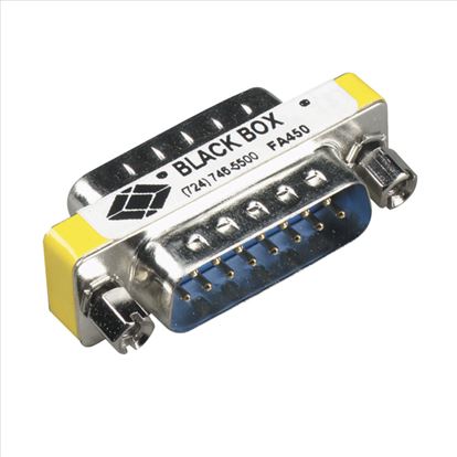 Black Box FA450-R2 cable gender changer DB15 Silver, Yellow1