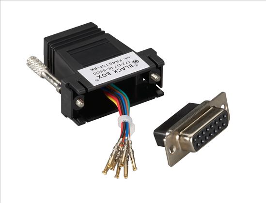 Black Box FA4515F-BK cable gender changer DB15 RJ-451