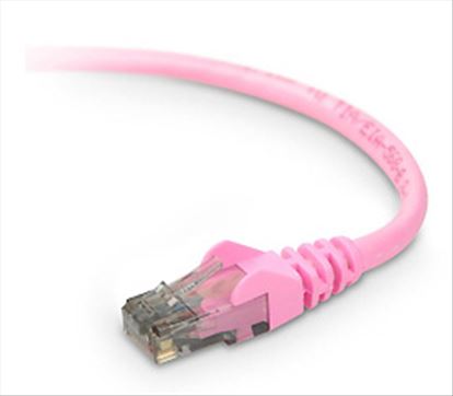 Belkin CAT6 Snagless 30 ft networking cable Pink 359.8" (9.14 m)1